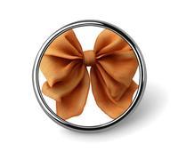 Spilla rotonda con fiocco a forma di torta di zucca per uomo e donna, spilla da colletto, abito, giacca, zaino, accessori