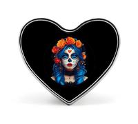 Spilla rotonda con scritta "Day of the Dead" (Giorno della morte), spilla rotonda da bavero, accessorio per abito da matrimonio, compleanno, per uomini