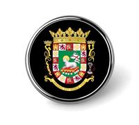 Spilla rotonda con stemma dello Stato di RP, spilla da bavero, cravatta, abito, accessori per matrimonio e compleanno, per uomo e donna