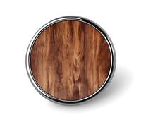 Spilla rotonda con venature del legno marrone, spilla da bavero resistente da 2,5 cm, spilla versatile in metallo, spilla decorativa leggera per accessori di abbigliamento, regali personalizzati