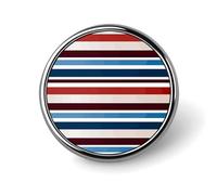 Spilla rotonda decorativa in lega di alluminio resistente, per camicie, giacche, cappelli, uniformi, 2,5 cm