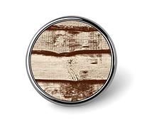 Spilla rotonda in legno marrone, vintage, retrò, con texture in legno antico, spilla da bavero unisex liscia, spilla leggera per gioielli artigianali, decorazione per costume, accessorio per uomo e