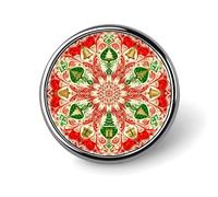 Spilla rotonda in metallo con bottone, spilla da bavero alla moda, Babbo Natale indossa occhiali da sole.jpeg Spilla per abbigliamento, spilla, spilla, distintivo