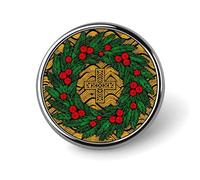 Spilla rotonda in metallo con bottone, spilla da bavero alla moda, Babbo Natale indossa occhiali da sole.jpeg Spilla per abbigliamento, spilla, spilla, distintivo