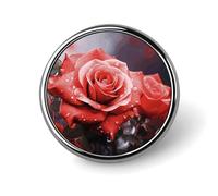 Spilla rotonda in metallo con bottone, spilla da bavero alla moda, spilla romantica con girasoli, spilla per abbigliamento, spilla con bottone, distintivi