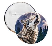 Spilla rotonda in metallo, leggera, per zaino, alla moda, per camicie, giacche, scialle, cappotti, unisex, 20PCS, Banda stagnata, perni rotondi in metallo