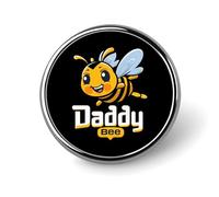 Spilla rotonda personalizzata con bottone "Daddy Bee" per la decorazione di abbigliamento