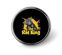 Spilla rotonda personalizzata con bottone, spilla da bavero, spilla decorativa per abbigliamento, stile "The Rat King"