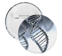 Spilla rotonda personalizzata con catena DNA per foto, grande, adatta per insegnanti, infermieri, medici, personale, accessori regalo per feste, 12PCS, Plastica, plastica