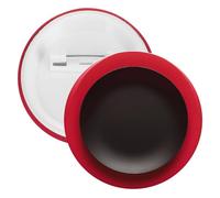 Spilla rotonda personalizzata con placca rossa e nera, grande bottone, adatta per insegnanti, infermieri, medici, personale, accessori regalo per feste, 5PCS, Plastica, plastica