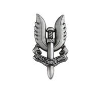 Spilla SAS British Army Special Air Service, Who Dares Wins Pin, Distintivi in metallo, spille da bavero alla moda, accessori per gioielli, decorazione moda uomo