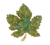 Spilla scintillante in acero delicato gioiello da donna accessorio perfetto per feste e occasioni speciali gioielli in acero, Misura unica, come descritto