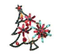 Spilla Scintillante Per Albero Delle Vacanze Design Elegante Con Chiusura in Lega Accessorio Per Occasioni Speciali Chiusura