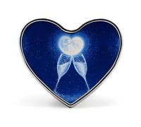 Spilla smaltata a forma di cuore con scritta "Night Champagne New Year", carina e divertente, ideale per zaini e cappelli, 2,5 cm.