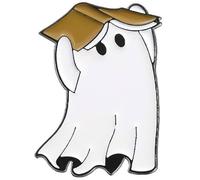 Spilla smaltata a forma di fantasma, per Halloween, libri d'amore, libri, gotico, stile cartone animato, accessorio per vestiti, giacche, zaini, accessori per Halloween, decorazione (stile 1)