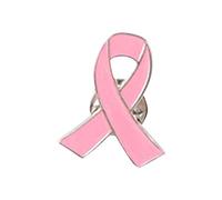 Spilla smaltata a forma di nastro rosa per la sensibilizzazione sul cancro al seno, accessorio da donna, accessorio per il cancro al seno, dottore, infermiera, aiuto, amore, donne, ringraziamento