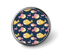 Spilla smaltata a forma di pesce in stile cartone animato, per zaino, per giacca, cappotto, cappello, borse, spille divertenti e uniche, accessori per gioielli alla moda per donne e uomini