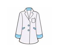 Spilla smaltata bianca da laboratorio, 3 x 2,1 cm, spilla da bavero per medici, scienziati, scienziati e studenti di medicina, regalo per medici, scienziati, ricercatori e studenti di medicina