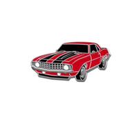 Spilla smaltata Camaro Z28 del 1969, con licenza ufficiale, per cappelli, borse, zaini, camicie e altro, Smalto, Smaltato
