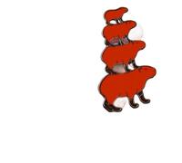 Spilla smaltata Capybara - simpatico animale dei cartoni animati