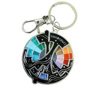 Spilla smaltata Color Fidget, ruota dei colori da 20 tonalità, identifica rapidamente le relazioni tonali (1 pezzo)