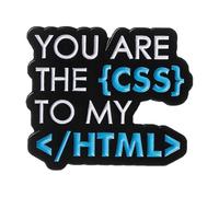 Spilla smaltata con codice individuale, gioco di parole e motivo "ho bisogno di una pausa", normale, Metallo non prezioso