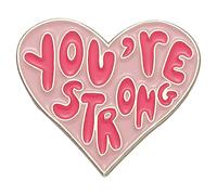 Spilla smaltata con scritta "Enjoy the Now Better Thingsare Coming I Hate People", Metallo, gemma na