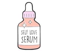 Spilla smaltata da donna: spilla femminismo per l'amore di sé, Klein, Metallo non prezioso