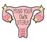 Spilla smaltata da donna: spilla femminismo per l'amore di sé, Klein, Metallo non prezioso