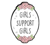 Spilla smaltata da donna: spilla femminismo per l'amore di sé, Klein, Metallo non prezioso