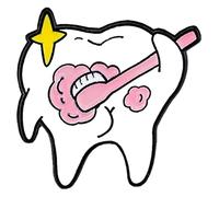 Spilla smaltata dei denti: Regina & Re per risvolti | Gioielli alla moda, Klein, Metallo non prezioso