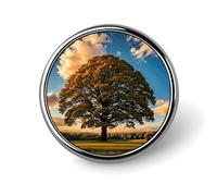 Spilla smaltata divertente "L'albero eterno" per uomo