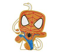 Spilla smaltata Funko Pop con supporto Marvel Comics Holiday Gingerbread Spiderm