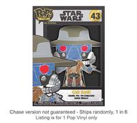 Spilla smaltata Funko Pop con supporto Star Wars the Clone Wars Cad Bane con Cha