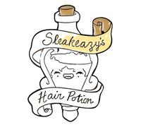 Spilla smaltata: molecola chimica, provetta, cervello, siringa | spilla, Klein, Metallo non prezioso