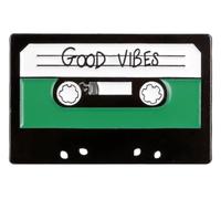 Spilla smaltata "Nessuna fretta", Klein, Metallo non prezioso