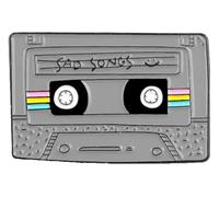 Spilla smaltata "Nessuna fretta", Klein, Metallo non prezioso