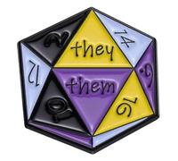 Spilla smaltata: setaccio mostro scheletro per zaino e abbigliamento, Klein, Metallo non prezioso