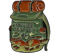 Spilla Spilla per Donne e Ragazze, Unisex alla Moda Borsa del Tesoro Spilla Spilla Distintivo in Lega per Gli Amanti dell'Avventura - Verde Lovely And Professional