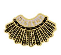 Spilla Spilla, Smalto Dissenso Lettera Design Femminismo Camicia Spilla Spilla Borsa Decor Accessori - Giallo Handy And Professional