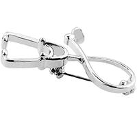 Spilla Stetoscopio Spilla Creativa Spilli Stetoscopio per Uomo e Donna Abbigliamento Decorazione Dress Up Clip Spilla Squisita Spilla Moda Argento, Bellezza, Arte Professional