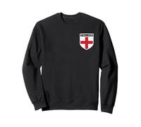 Spilla Tascabile con Bandiera Inglese e Scudo patriota Classico Felpa