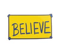 Spilla Ted Lasso "Believe" in edizione limitata - Spilla smaltata ufficiale ispirata alla serie TV di successo, da collezione motivazionale per fan, amanti della TV e acquirenti di regali