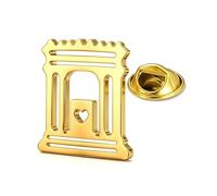 Spilla Tempio Ebraico Spilla Gerusalemme Secondo Tempio Giudaica Distintivo per Donne Uomini Simbolo Ebraico Israele Hanukkah Regalo Religioso per Cappello Abiti Sciarpa Borsa Zaino