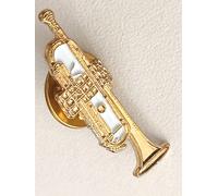 Spilla Tromba Dorata (4cm)