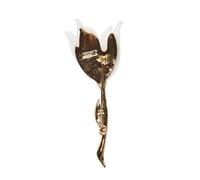 Spilla Tulip Bianca da Abito, Elegante per Matrimonio