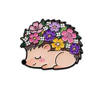 Spilla unica a forma di fiore con animali, per celebrazioni che esprimono emozioni e emozioni quotidiane, Medium, come descritto