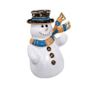 Spilla unica dell'albero di Natale con strass unici albero di Natale pupazzo di neve spilla per le donne festival pin gioielli decorazione di vacanza gioielli, Misura unica, come descritto