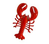Spilla unica in lega con ciondolo a forma di crostacei, spilla alla moda per camicie, sciarpe, cappelli e borse, spilla in lega con gamberetti, Einheitsgröße, come descritto