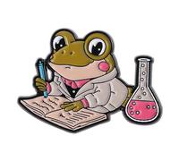 Spilla unica per scienziati degli animali con accessori di laboratorio per spilla studentesca, Taglia unica, come descritto